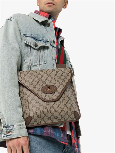 gucci vintage messenger bag medium|best Gucci Messenger bag.